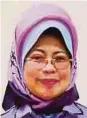  ??  ?? Datuk Seri Fatimah Abdullah