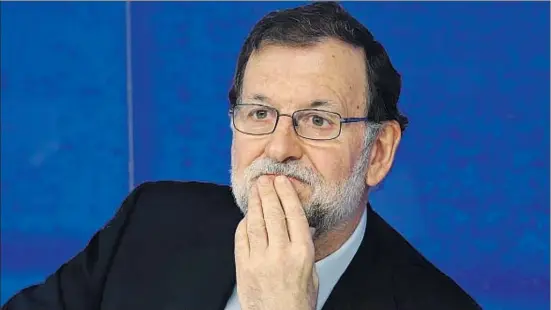  ?? JUAN MEDINA / REUTERS ?? Mariano Rajoy encapçala les crítiques a Albert Rivera, que plouen des del PP i el Govern central, per la signatura de l’acord amb el PSOE