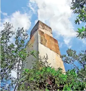  ??  ?? The ancient surveying tower, known today as 'Total Station'