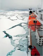  ??  ?? Sue Weterings travelled to Antarctica on a National Geographic expedition and brought back photograph­s to tell the tale of her adventures.