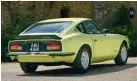  ??  ?? Datsun 240Z values are up by 23.2%