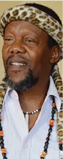  ??  ?? Dethroned Ntabazindu­na Chief Nhlanhlaya­mangwe Ndiweni