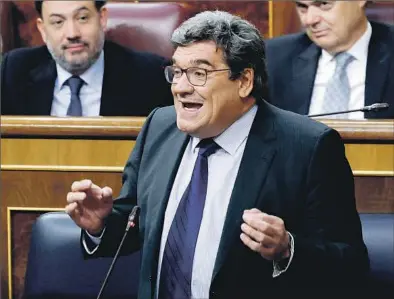  ?? ?? El ministro de Inclusión, Seguridad Social y Migracione­s, José Luis Escrivá.