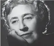  ?? MORROW ?? Agatha Christie’s sleuth Jane Marple is the subject of a new anthology of short mysteries,“Marple: Twelve New Mysteries.”