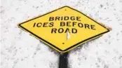  ?? ANA RAMIREZ U-T ?? A sign knocked down during severe weather lies off Interstate 8 near Pine Valley on Thursday.