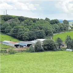  ??  ?? Cairnhill Farm, near Huntly, is on the market.