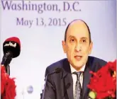  ??  ?? Akbar Al Baker in Washington-DC