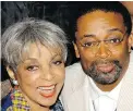  ?? PETER KRAMER/ THE ASSOCIATED PRESS FILES ?? Ruby Dee, left, and director Spike Lee in 2009 at a 20th anniversar­y screening of Do the Right Thing.