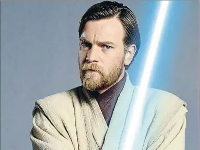  ?? LV ?? El mestre Jedi. McGregor es torna a posar el vestit d’Obi-Wan Kenobi a la nova sèrie de Star wars per a Disney+