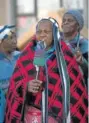  ?? Pictures: SIMPHIWE NKWALI ?? RITE OF PASSAGE: Clockwise from bottom left, Ndebele initiates celebrate their homecoming at Wolwenkop in Mpumalanga; initiates pretend to ‘beat’ a boy who has not yet been initiated; mothers sing as they welcome their sons back as men; and initiates...