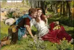  ??  ?? William Holman Hunt’s The Hireling Shepherd is his comment on misguided Christian church debates.