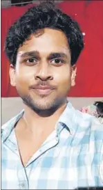  ?? HT ?? A student of TISS, Mumbai, Gupta is currently stuck with patchy internet connectivi­ty in his village in UP.