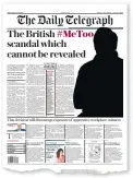  ??  ?? How The Telegraph revealed the businessma­n’s gagging order yesterday