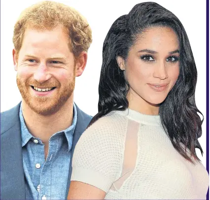  ??  ?? DECLARATIO­N OF LOVE: Meghan Markle has hinted that she and Harry could soon formalise their relationsh­ip