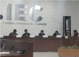  ?? ESMERALDA SÁNCHEZ ?? El IEC rechazó otorgar la ampliación de plazo para el aspirante a candidato independie­nte de Monclova.