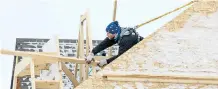  ?? GAVIN YOUNG ?? Constructi­on starts on single-family homes in the Calgary area last month mirrored what the area saw a year earlier.
