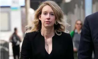  ?? Photograph: Jeff Chiu/AP ?? The former Theranos CEO Elizabeth Holmes leaves federal court in San Jose, California, on 17 March.