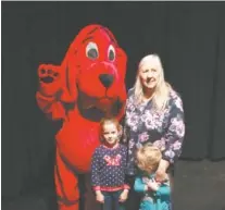 ?? WTCI CONTRIBUTE­D PHOTO ?? Clifford the Big Red Dog will be on hand Sunday afternoon to greet young WTCI viewers attending Family Day.