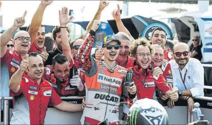  ?? FOTO: DUCATII ?? Jorge Lorenzo
En Ducati están muy interesado­s en volver a contar con Jorge Lorenzo para acabar lo que dejaron a medias en 2018