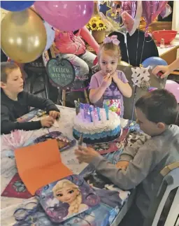  ?? BY AMBER CLATTERBUC­K ?? Olivia Grace Clatterbuc­k celebrated her fourth birthday on Saturday, Jan. 13.