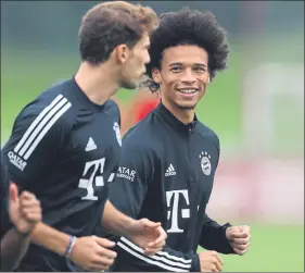  ?? FOTO: AP ?? Leroy Sané, el fichaje del verano en Alemania El Bayern ha pagado 45 ‘kilos’ al City