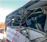  ??  ?? The horrific accident that was reported on Tuesday morning claimed the lives of seven workers and injured 35 others.