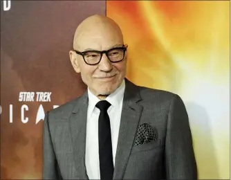  ??  ?? Patrick Stewart attends the LA Premiere of “Star Trek: Picard,” in Los Angeles.