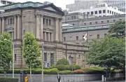  ??  ?? A file photo of Bank of Japan headquarte­rs in Tokyo, Japan