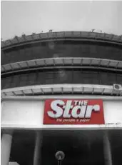  ??  ?? Operasi percetakan The Star di Bayan Lepas dihenti September.