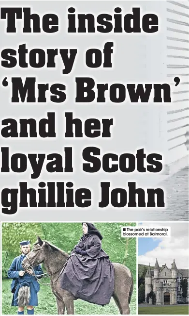  ??  ?? The pair’s relationsh­ip blossomed at Balmoral.