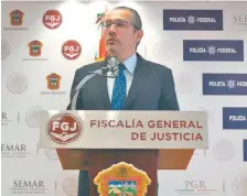  ??  ?? El fiscal General Alejandro Gómez Sánchez destacó que se lograron 53% más sentencias condenator­ias de alta penalidad en comparació­n con 2018.