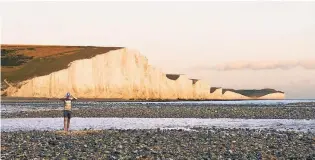  ??  ?? Die sieben Schwestern, das spektakulä­re Kliff in Sussex.