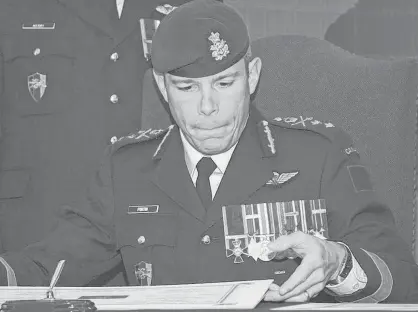  ?? POSTMEDIA NEWS ?? Maj.-gen. Dany Fortin.