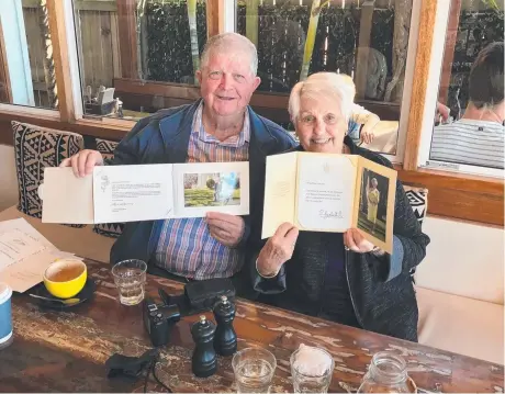  ??  ?? Mike and Jewel Carmody celebrated their 60th wedding anniversar­y this month.