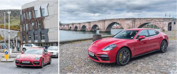  ??  ?? Below: Scottish Parliament Building makes the Panamera look like reasonable value for money!