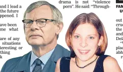  ??  ?? FAMILY TORN APART: From left, Maya, Natalie, Marsha and Jack McDonnell with Ute. Below, victim Milly Dowler and Martin Clunes, playing Inspector Sutton