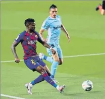  ?? FOTO: PEP MORATA ?? Semedo ha pasado de uno a cuatro envíos decisivos