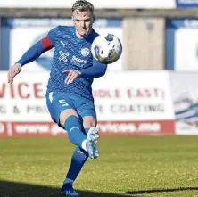  ?? ?? Jason Brown in action for Peterhead.