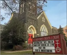  ?? DAN SOKIL — DIGITAL FIRST MEDIA ?? St. Luke’s United Church of Christ at 125 N. Main St. in North Wales is seen Wednesday.