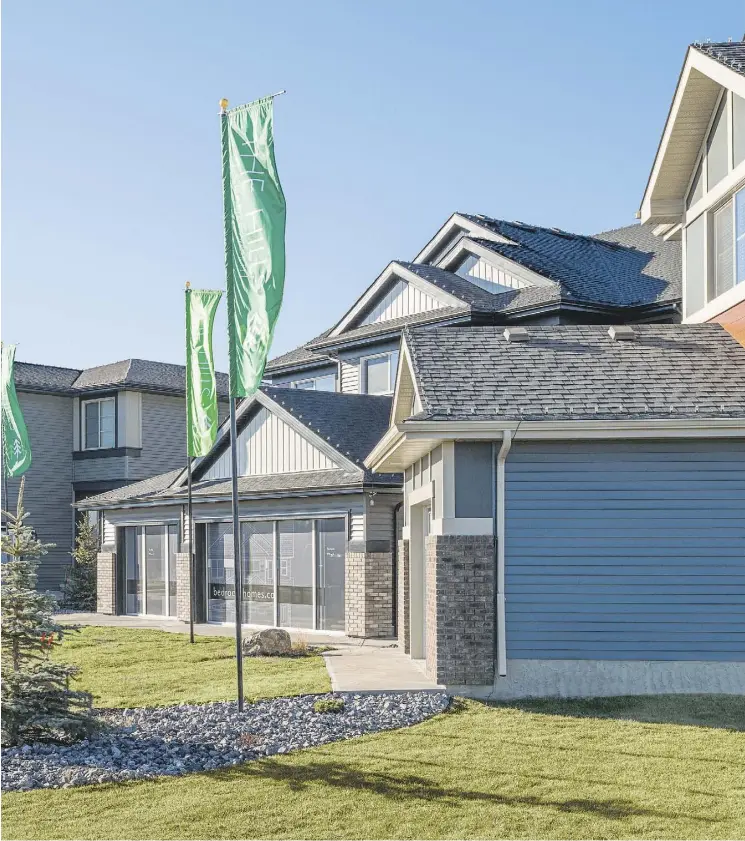  ?? CHRISTOPHE BENARD PHOTOGRAPH­Y ?? The Hills at Charleswor­th, a sustainabl­e housing developmen­t in southeast Edmonton, will hold its grand opening event on Saturday, June 25.