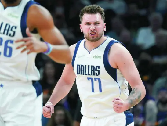  ?? AP ?? Doncic ha alcanzado por primera vez las finales del Oeste