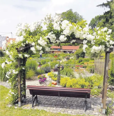  ?? Foto: Markus Orf/Landratsam­t Unterallgä­u ?? Ein Garten zum Wohlfühlen, angelegt vom Obst- und Gartenbauv­erein Ottobeuren.