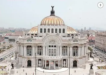  ?? OCTAVIO HOYOS ?? Palacio de Bellas Artes, Ciudad de México.
2