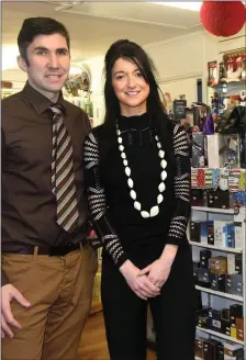  ??  ?? Padraig and Aine O Connor of Laune Pharmacy, Killorglin.