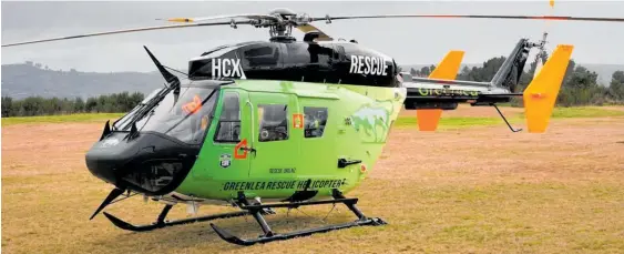  ?? Photo / Supplied ?? The Greenlea rescue helicopter.