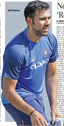  ??  ?? Rohit Sharma