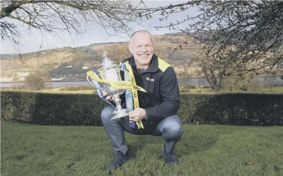  ??  ?? 2 John Hughes, at Mar Hall Hotel yesterday to promote the upcoming Scottish Cup fourth-round ties, does not expect Rangers to make many signings over the next month.