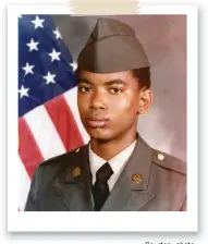  ??  ?? Iraq veteran Maurice Windom said he was one of the youngest people in his company at the time. Most people were 21 or 22, and they were like big brothers to him, he said. Courtesy photo