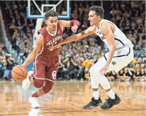  ??  ?? Oklahoma guard Trae Young leads the country in scoring average (28.8 points per game) for the 8-1 Sooners. KELLY ROSS/USA TODAY SPORTS