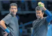  ?? GETTY IMAGES ?? Mahesh Bhupathi (left) and Leander Paes have issued statements accusing each other of misreprese­nting facts.